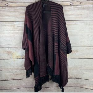 Pattern shall with fringe